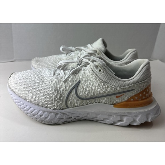Nike Other - Nike React Infinity Run Flyknit 3 Shoes White Grey Kumquat Mens 11.5 DH5392-100